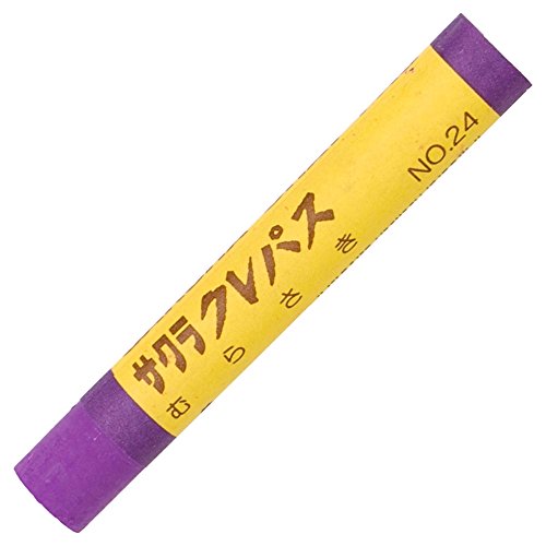 LPﾊﾞﾗ#24 櫻 クレパス太巻 #24 むらさき 櫻クレパス 4901881184406