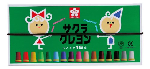 LY16R サクラ クレヨン 太巻 16色 LY16R(16色入) サクラクレパス 4901881142888（20セット）｜オフィスジャパン