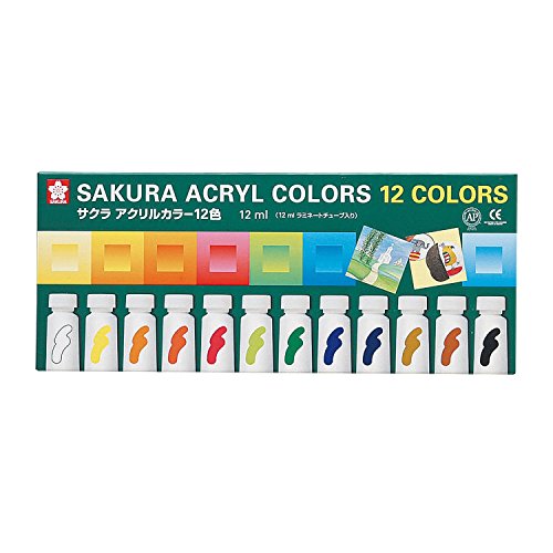 ACW12 桜 アクリル樹脂色合い12色 ACW12 桜クレパス 4901881823121（60書き割り）