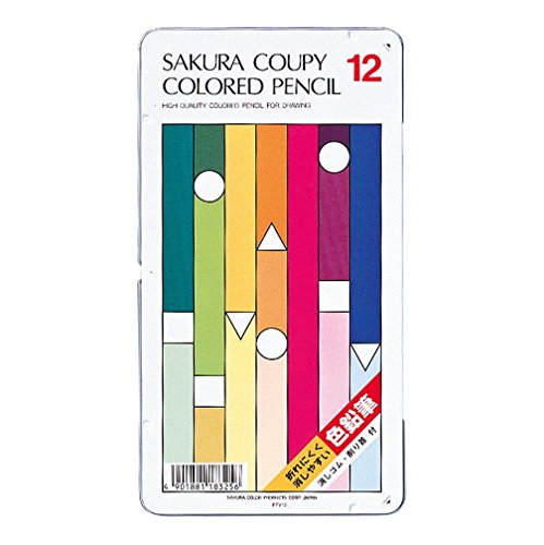PFY12 桜 クーピー色鉛筆 判定基準 12色 PFY12(12色入) 桜クレパス 4901881183256