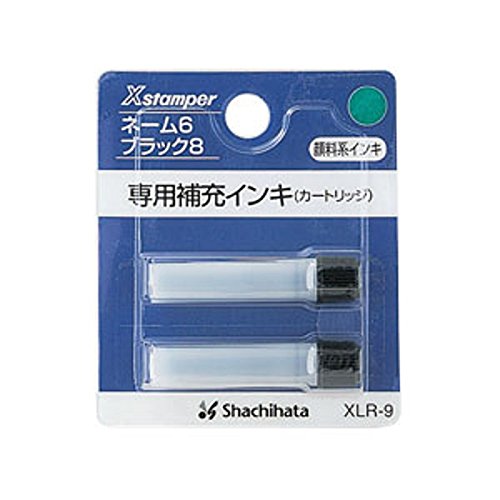 名まえ6用薬莢   xlr-9 緑 シヤチハタ 4974052480065