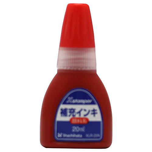 シヤチハタ えの具系付きものインク 赤(20mL) シヤチハタ 4974052714122