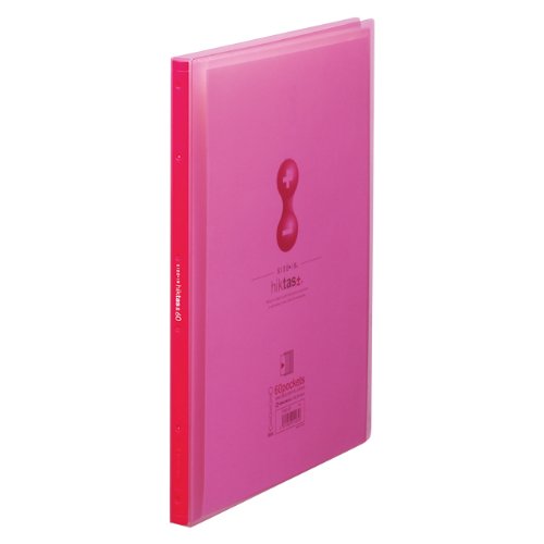 キングジム クリアファイルサイドイン ヒクタス&plusmn; 透明 A4 タテ型 赤 7187-3Tアカ キングジム 4971660015658｜オフィスジャパン