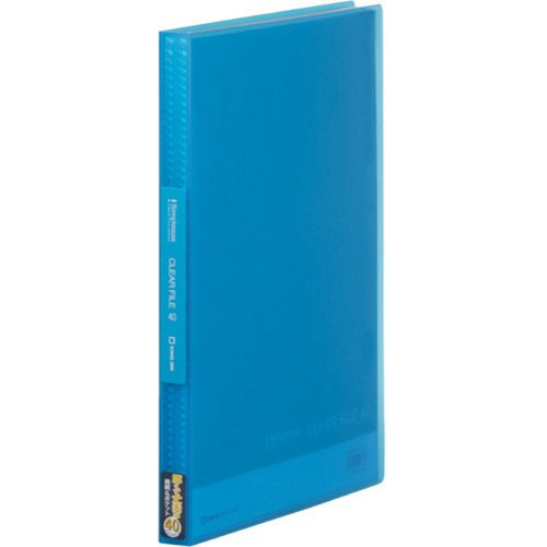 シンプリーズ クリアーファイル(透明) 青 186TSPW キングジム 4971660023899（180セット）