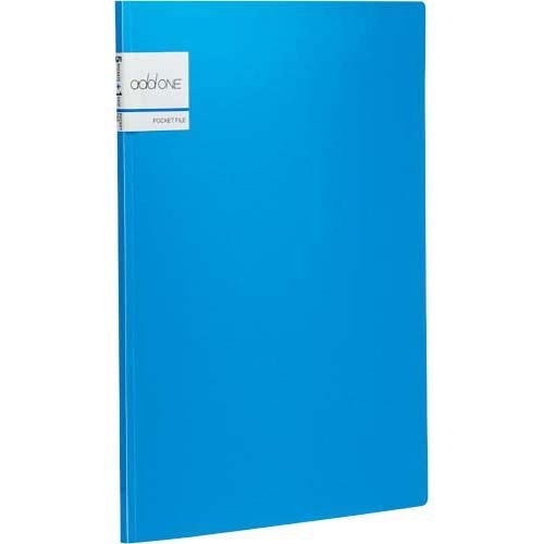 アドワン ポケットファイル A4 AD-2645-10 ブルー セキセイ 4974214160279（70セット）