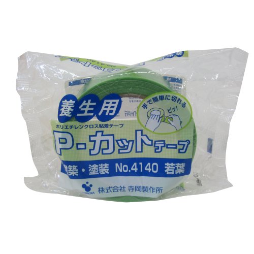 寺岡 ワカバ粘着テープ 25m 寺岡製作所 4964833414051（30セット）
