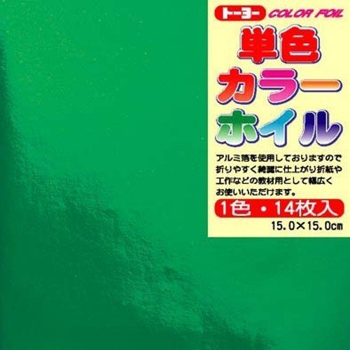 トーヨー 単色カラーホイル 15.0CM 066004 ミドリ トーヨー 4902031290558｜オフィスジャパン 44,280円