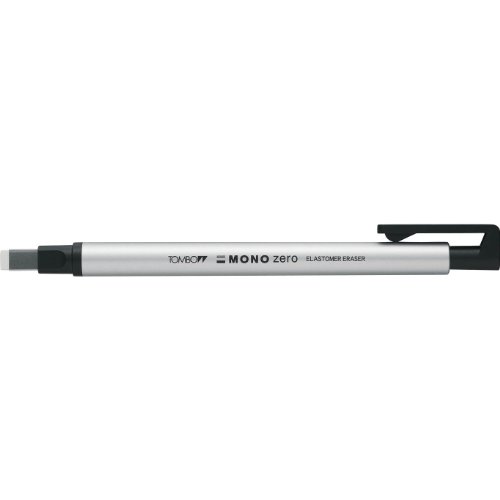 トンボ鉛筆 ホルダー消しゴムモノゼロ 角型 シルバー EH-KUS04 トンボ鉛筆 4901991652543（210セット）