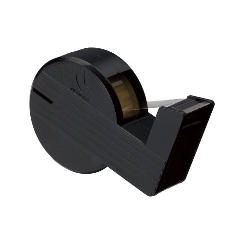 ニチバン 小巻ハンドカッター 直線美 mini 15mm*20m 黒 CT-15SCB6(1巻入) ニチバン 4987167066550(50セット)|オフィスジャパン