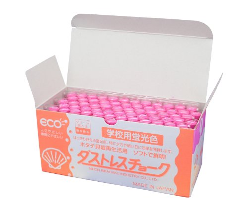 ダストレス・蛍光チョーク DCK-72-R 52590 日本理化学工業 4904085115726（30セット） 45,378円