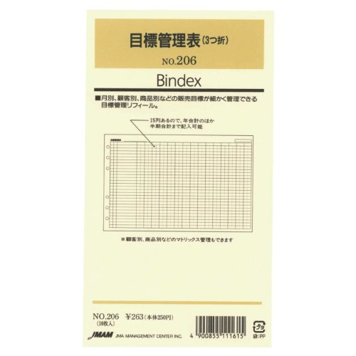 日本効率連合 リフィル 目標エリア管理すること 206 日本効率連合管理すること真っただ中 4900855111615