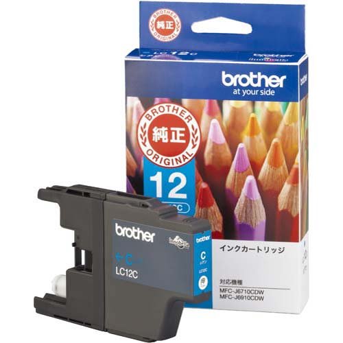 brother インキ薬莢 LC12C 1色 ブラザー工業 4977766695961（10仕掛ける）