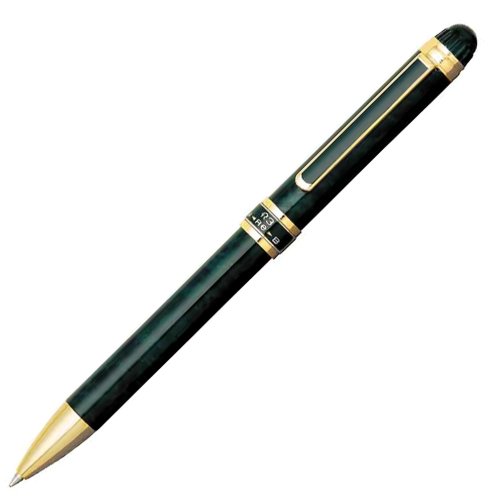 [かざり付ける箱つき]プラチナ萬年筆 PLATINUM DOUBLE ACTION R3 シャープペンシル0.5＋油性ボールペン黒＋赤 緑であることビー玉 MWB-3000RN#41 プラチナ萬年筆 4977114206665（30仕掛ける） 日用品雑貨・文房具・手芸-ボールペン