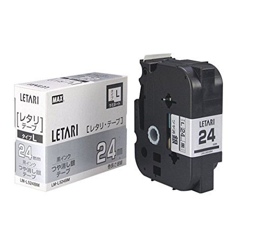 MAX  付け札印刷工 ビーポップミニ用磁気テープ LM-L524BM 24粍 マックス 4902870672454（10仕掛ける）