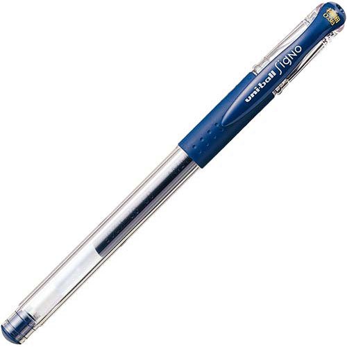 UM15164　uni ゲルインクボールペン シグノ 極細 ブルーブラック 三菱鉛筆 4902778561324（140セット）