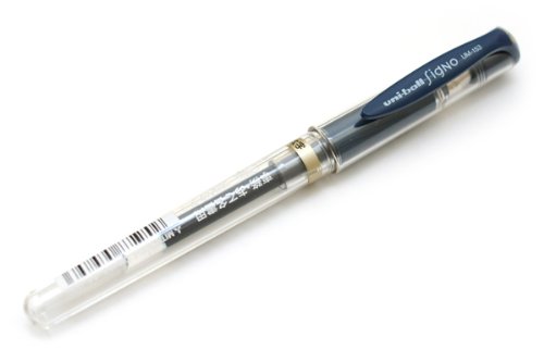 UM15364　uni ゲルインクボールペン シグノ 1.0 ブルーブラック 三菱鉛筆 4902778579893（140セット）