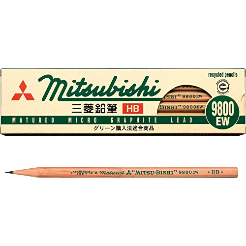 K9800EWHB　三菱 リサイクル鉛筆 HB 三菱鉛筆 4902778746042（30セット） 12,226円