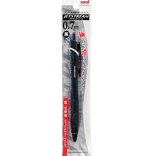 三菱鉛筆 ジェットストリーム 0.7mm 黒 三菱鉛筆 4902778813591（80セット）