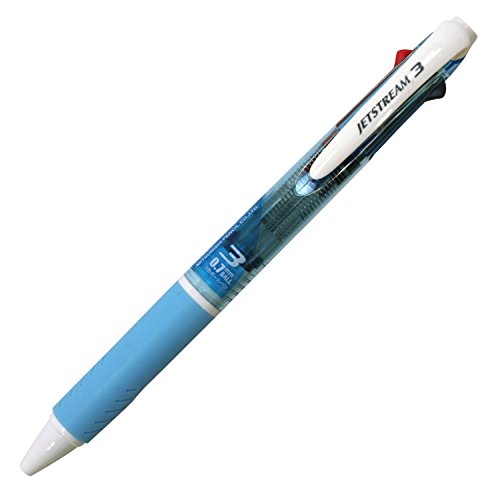 三菱 ジェット機流れ3 07 水色 三菱鉛筆 4902778022238