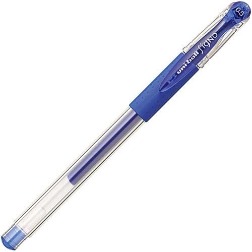 uni ゲルインクボールペン シグノ 極細 0.5 青 三菱鉛筆 4902778032978（80セット）