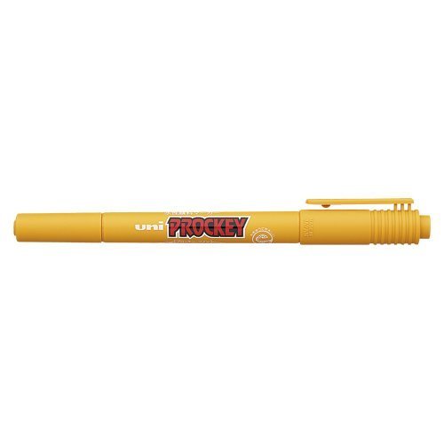 uni プロッキー 黄土色 ツインタイプ(極細+細字) 三菱鉛筆 4902778022733（100セット） 7,800円
