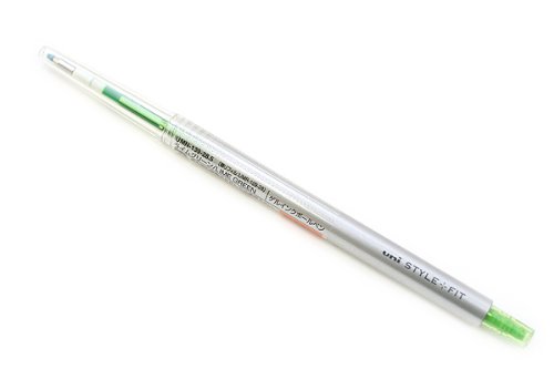 uni ゲルインクボールペンノック式 スタイルフィット 0.28 ライムグリーン 三菱鉛筆 4902778092392