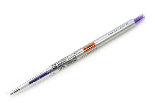uni ゲルインクボールペンノック式 スタイルフィット 0.28 バイオレット 三菱鉛筆 4902778092422（90セット）