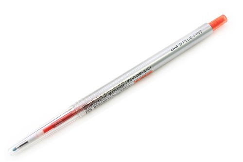 UMN1392838　uni ゲルインクボールペンノック式 スタイルフィット 0.28 マンダリンオレンジ 三菱鉛筆 4902778092484（550セット）