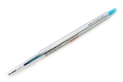 uni ゲルインクボールペンノック式 スタイルフィット 0.28 スカイブルー 三菱鉛筆 4902778092491