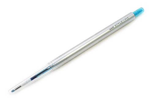 uni ゲルインクボールペンノック式 スタイルフィット 0.38 スカイブルー 三菱鉛筆 4902778092651