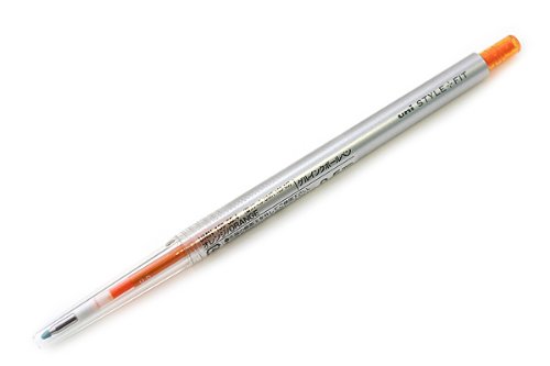 uni ゲルインクボールペンノック式 スタイルフィット 0.5 オレンジ 三菱鉛筆 4902778092705