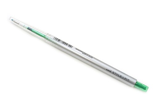 uni ゲルインクボールペンノック式 スタイルフィット 0.5 グリーン 三菱鉛筆 4902778092729