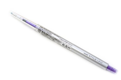 uni ゲルインクボールペンノック式 スタイルフィット 0.5 バイオレット 三菱鉛筆 4902778092743