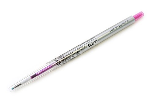 uni ゲルインクボールペンノック式 スタイルフィット 0.5 ピンク 三菱鉛筆 4902778092750