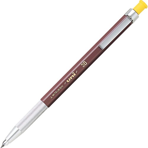 MH5003B　uni シャープペンシル 職人専科 黄 2.0 3B 三菱鉛筆 4902778363942（50セット）