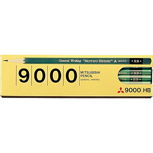 K9000HB　三菱鉛筆 NO.9000 六角事務用 HB 三菱鉛筆 4902778973103（40セット）