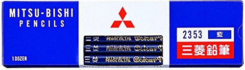色鉛筆 k2353 藍通し   三菱鉛筆 4902778973295