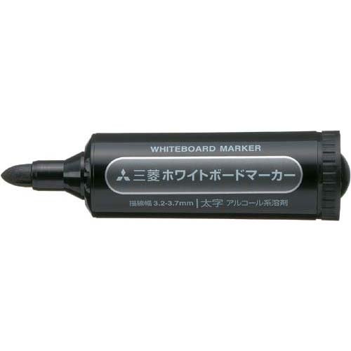 ホワイトボード ホワイトボードマーカー pwb 24 太黒 三菱鉛筆 4902778974377|オフィスジャパン