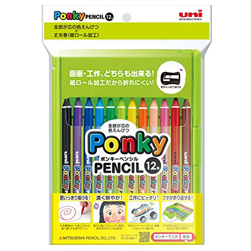 ポンキー K800PK12CLT 20482 三菱鉛筆 4902778169797（60書き割り）