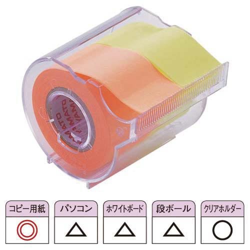 ヤマト メモックロールテープ NORK25CH6C ヤマト 4903076006180（60仕掛ける） 手帳・ノート・紙製品-ノート・メモ帳