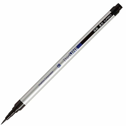 あかしや 一般 あかしや極細毛筆彩ThinLINE墨色 TL300-01 あかしや 4963095903815|オフィスジャパン