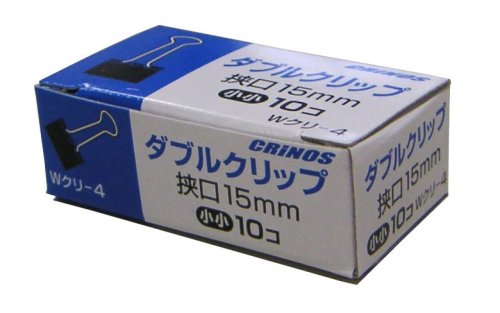 Wｸﾘ-410ｺｲﾘ　日本クリノス ダブルクリップ 小小 wクリー4 日本クリノス 4997962000383（260セット）
