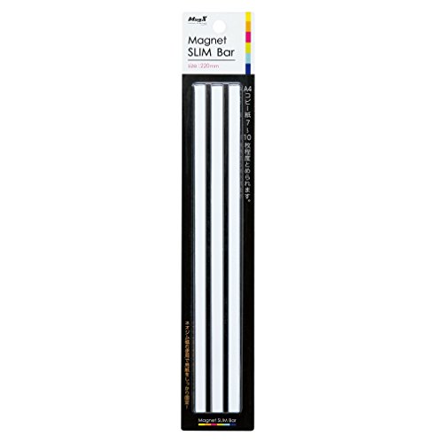 MSLB-220-3PW マグエックス マグネットスリムバー 220mm 白(3本入) マグエックス 4535627108878（60セット）