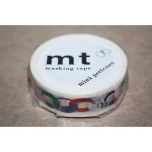 マスキングテープ mt x ミナ ペルホネン 1p ring・vivid x mtmina07 カモ井加工紙 4971910179314（320セット）