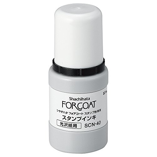 SCN-40-K シヤチハタ フォアコートスタンプ台専用 スタンプインキ 光沢紙用 黒 シヤチハタ 4974052564048|オフィスジャパン