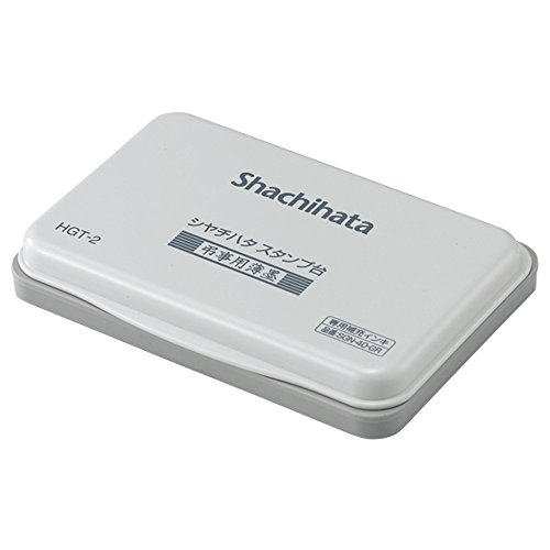 シャチハタ 弔事用薄墨スタンプ台 中形 HGT-2-GR シヤチハタ 4974052598203（90セット）