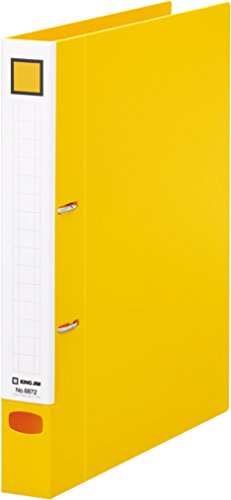 レバーリングファイル Dタイプ 黄 6872 キングジム 4971660038992