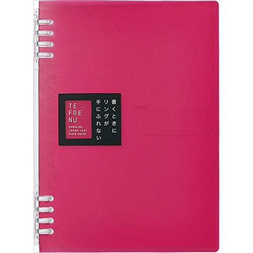 キングジム A5ルーズリーフリングノート テフレーヌ ピンク No.9854TTE キングジム 4971660040285(160セット)