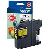 brother インクカートリッジ LC211Y 1色 ブラザー工業 4977766751698（40セット） 44,496円