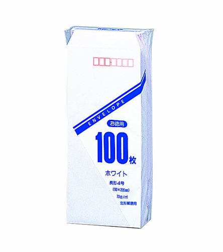 ﾄｸ-103H70G マルアイ 徳用状ぶくろ 103H長4白いこと 100枚 マルアイ 4902850031462（50仕掛ける）